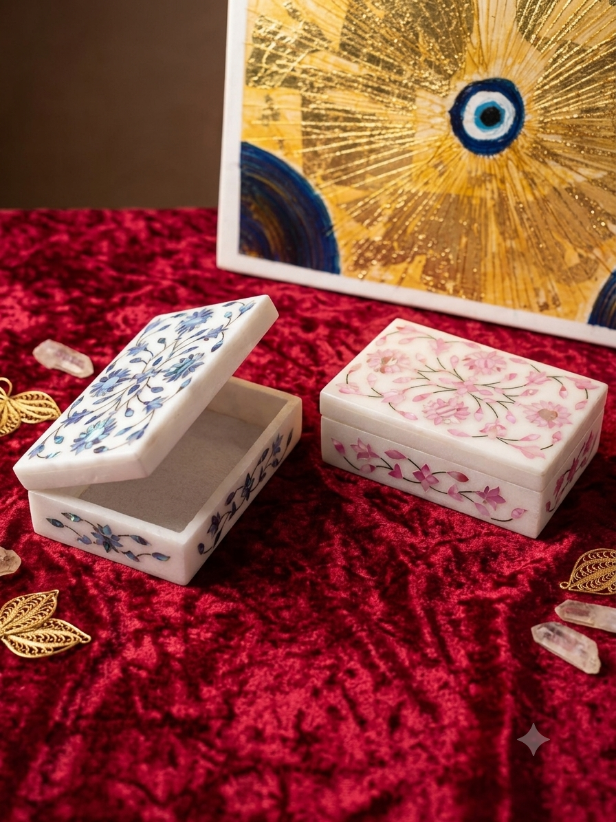 Marble Jewellery Box