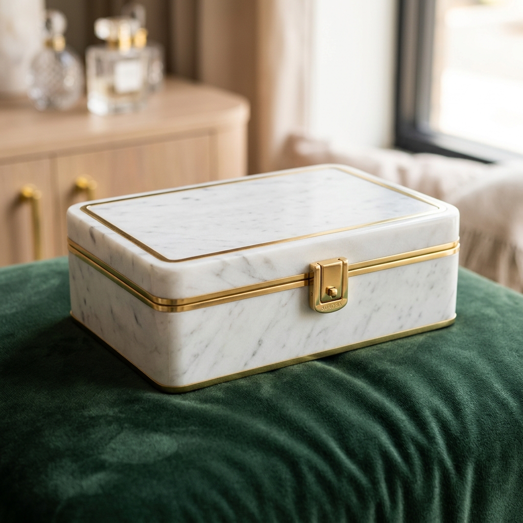 Marble Jewellery Box